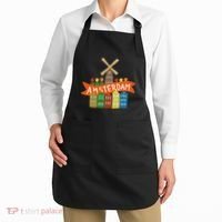 Amsterdam Windmill Tulips Houses Holland Netherlands Apron thumb 2