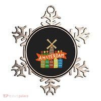 Amsterdam Windmill Tulips Houses Holland Netherlands Ornament thumb 0