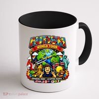Autism World Tour Exapanding Minds Acepting Hearts Coffee Mug thumb 1
