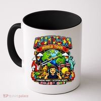 Autism World Tour Exapanding Minds Acepting Hearts Coffee Mug thumb 0