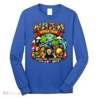 Autism World Tour Exapanding Minds Acepting Hearts Long Sleeve Shirt thumb 0