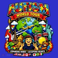 Autism World Tour Exapanding Minds Acepting Hearts Toddler T-Shirt thumb 4