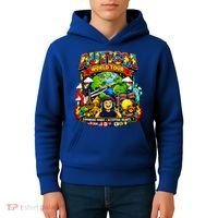Autism World Tour Exapanding Minds Acepting Hearts Kids Hoodie thumb 4