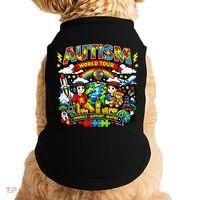 Autism World Tour Embrace Support Inspire Doggie Tank thumb 0