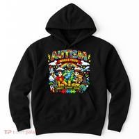Autism World Tour Embrace Support Inspire Hoodie thumb 0