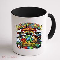 Autism World Tour Embrace Support Inspire Coffee Mug thumb 1