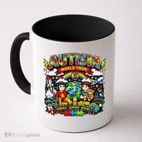 Autism World Tour Embrace Support Inspire Coffee Mug thumb 0