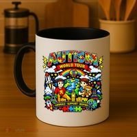 Autism World Tour Embrace Support Inspire Coffee Mug thumb 4