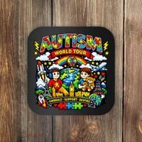 Autism World Tour Embrace Support Inspire Coaster thumb 0