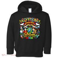 Autism World Tour Embrace Support Inspire Toddler Hoodie thumb 0
