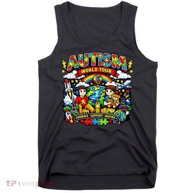 Autism World Tour Embrace Support Inspire Tank Top