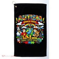 Autism World Tour Embrace Support Inspire Golf Towel thumb 0