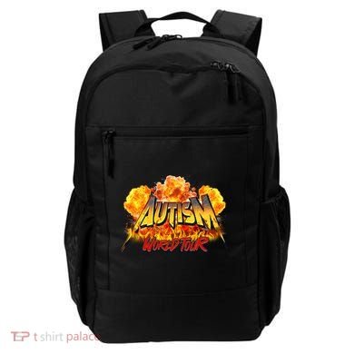 Autism World Tour Front And Back Backpack