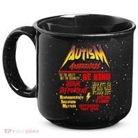 Autism World Tour Front And Back 15oz Campfire Ceramic Mug thumb 1