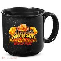 Autism World Tour Front And Back 15oz Campfire Ceramic Mug thumb 0
