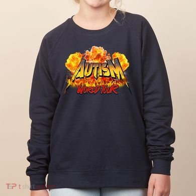 Autism World Tour Front And Back Women's Sweatshirt