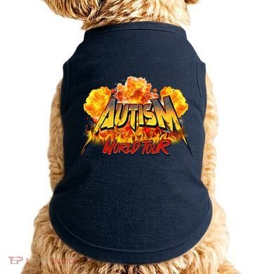 Autism World Tour Front And Back Doggie Tank