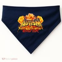 Autism World Tour Front And Back USA-Made Doggie Bandana thumb 0