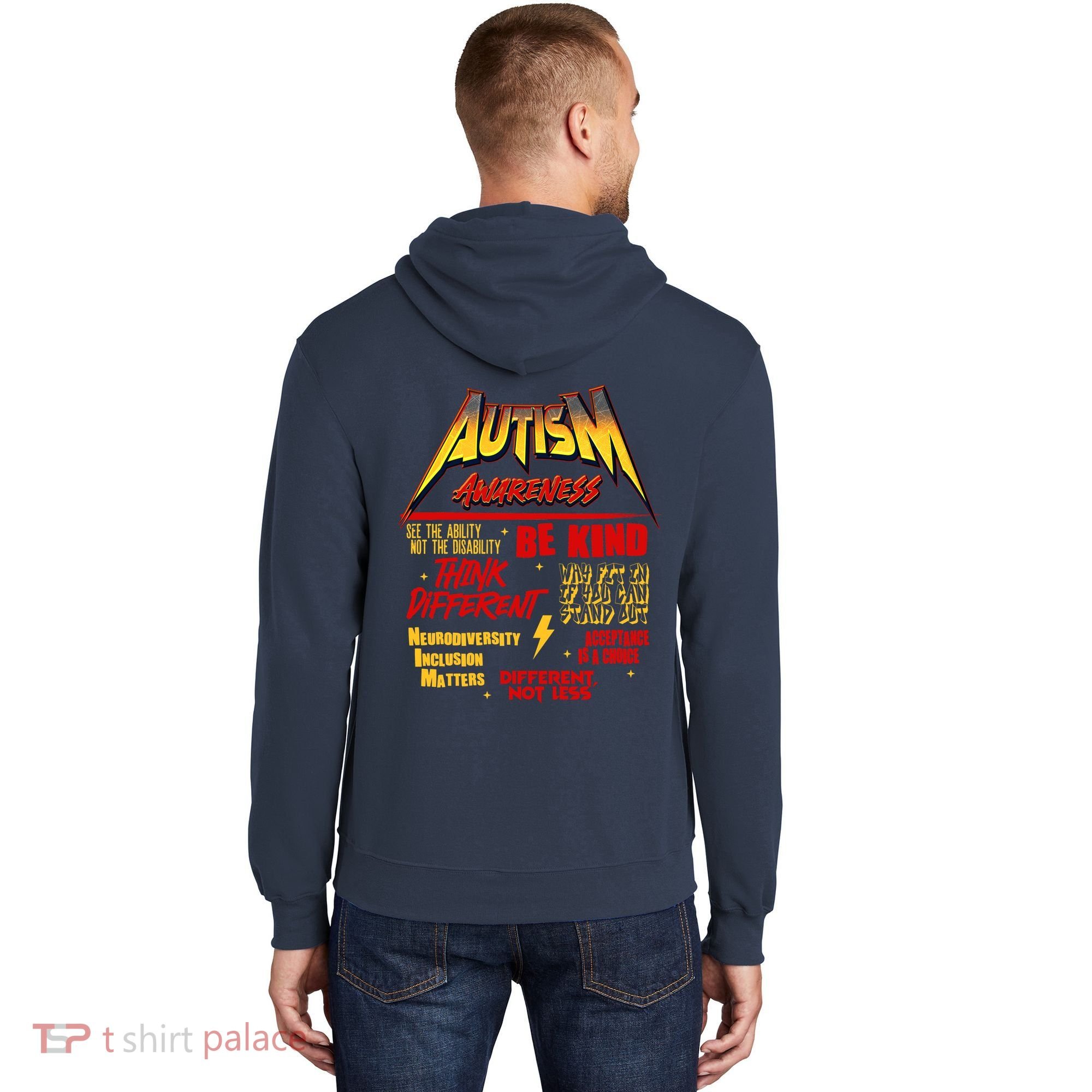 Autism World Tour Front And Back Hoodie