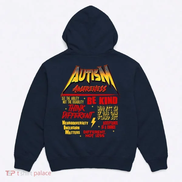 Autism World Tour Front And Back Hoodie
