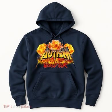 Autism World Tour Front And Back Hoodie