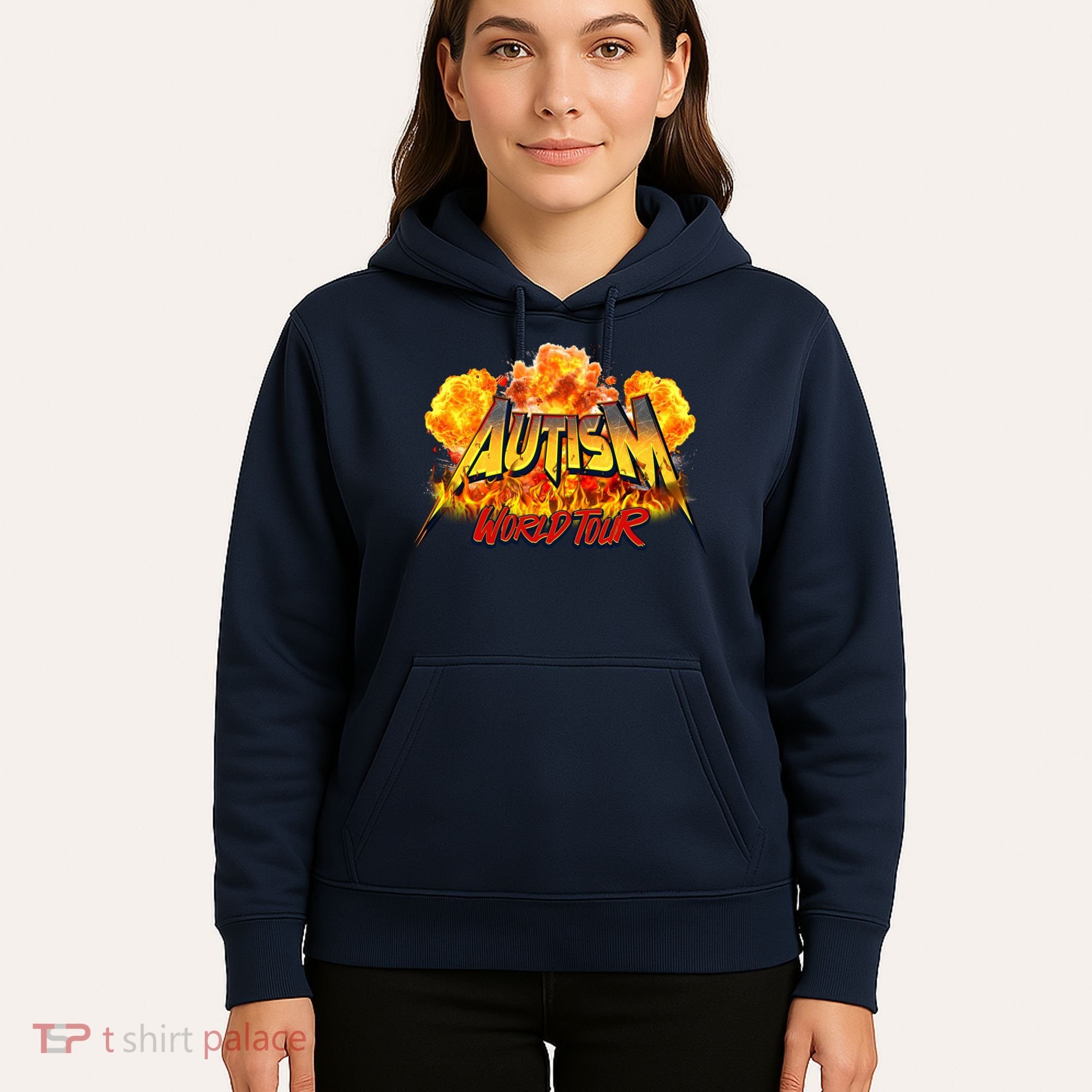 Autism World Tour Front And Back Hoodie