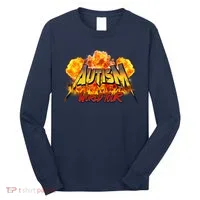 Autism World Tour Front And Back Long Sleeve Shirt thumb 0