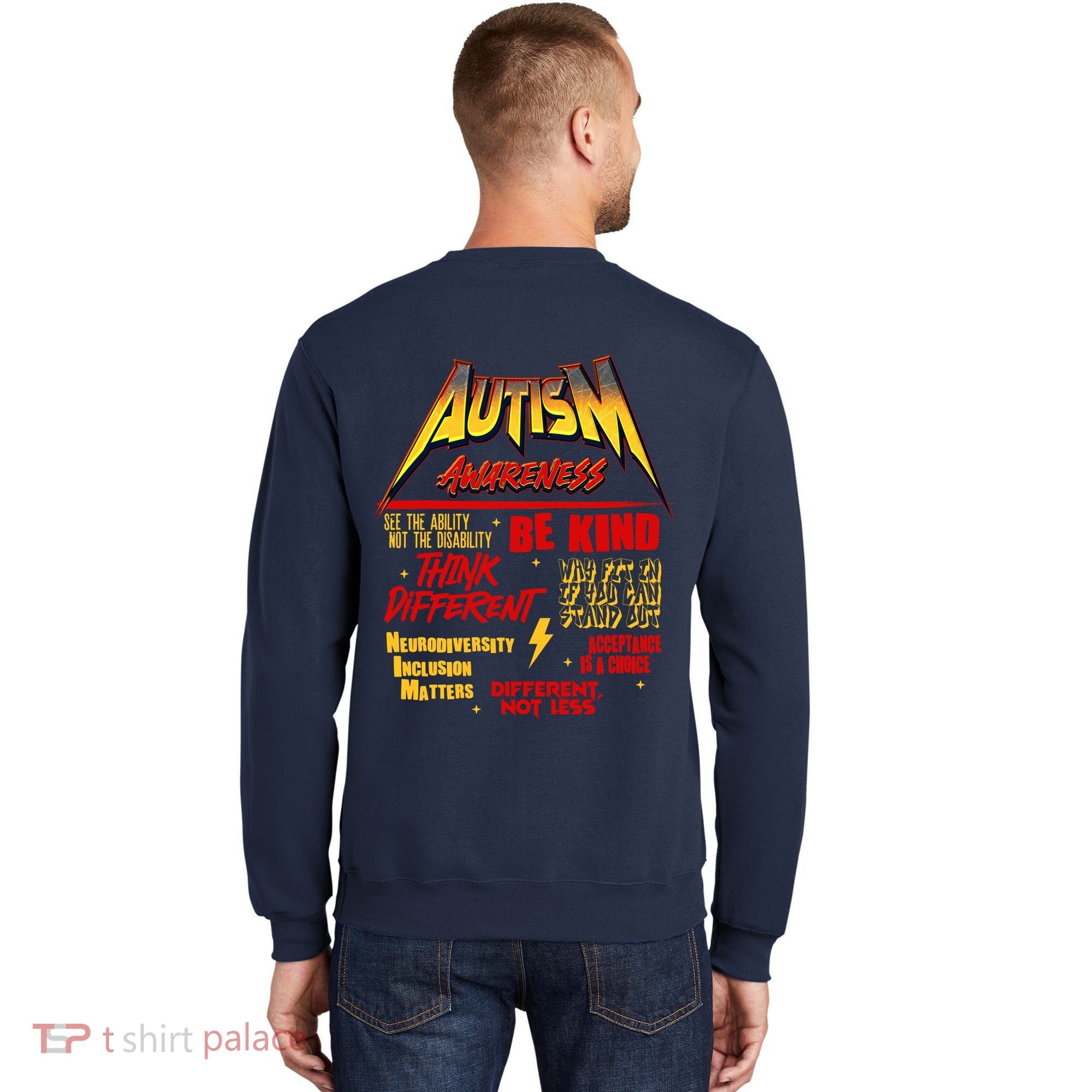 Autism World Tour Front And Back Sweatshirt