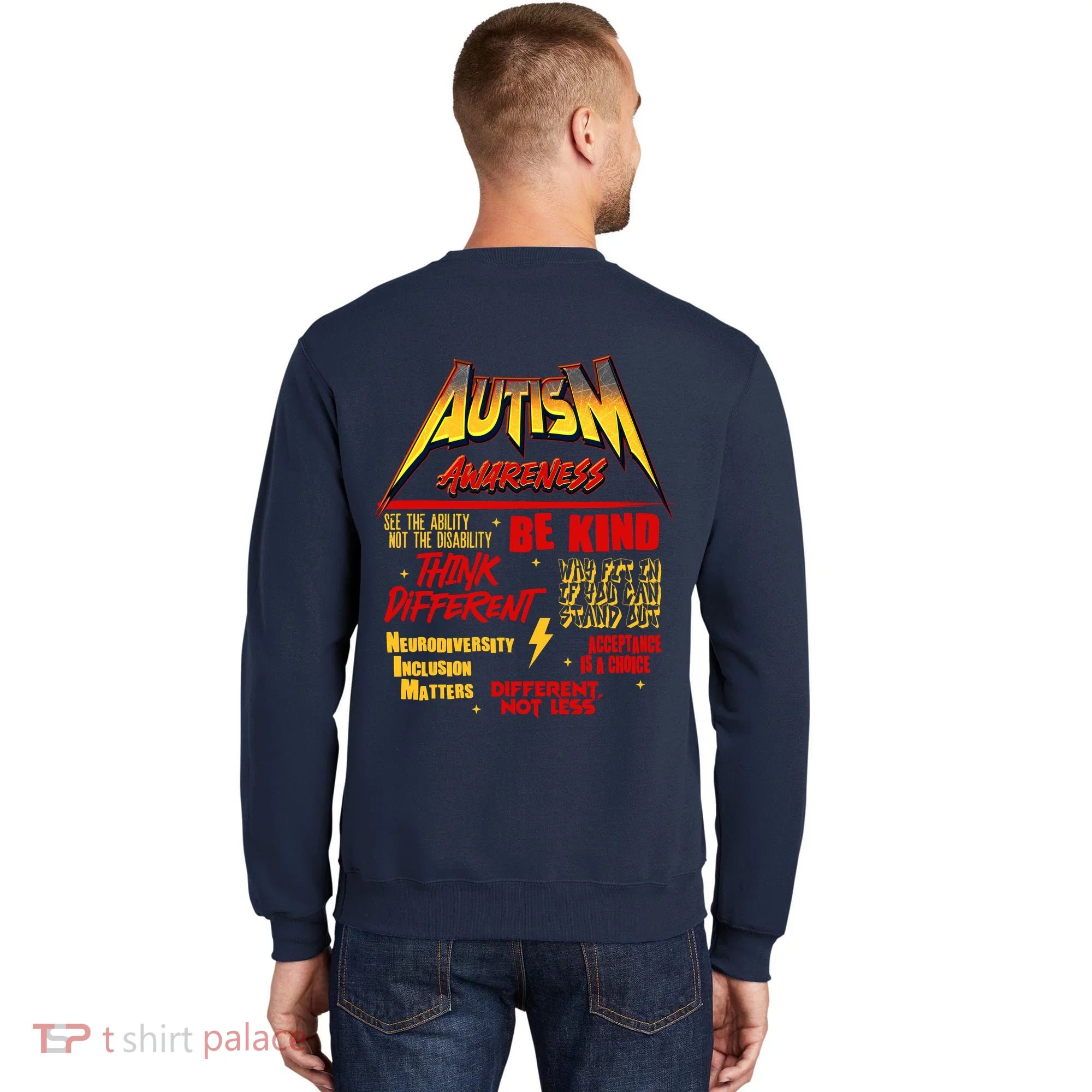 Autism World Tour Front And Back Sweatshirt