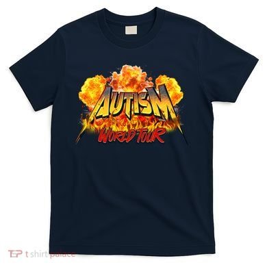 Autism World Tour Front And Back T-Shirt