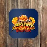 Autism World Tour Front And Back Coaster thumb 0