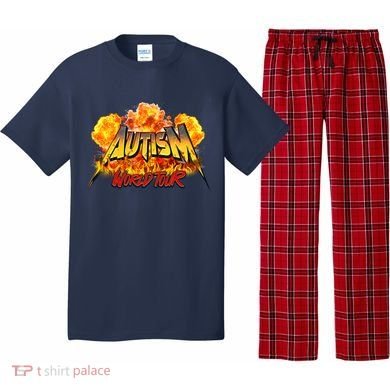 Autism World Tour Front And Back Pajama Set