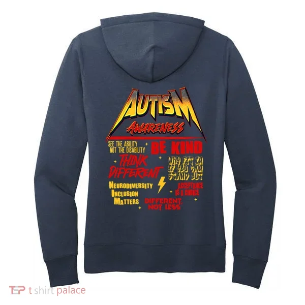 Autism World Tour Front And Back Women's Hoodie
