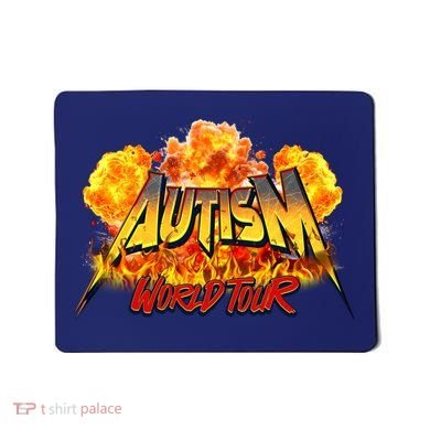 Autism World Tour Front And Back Mousepad