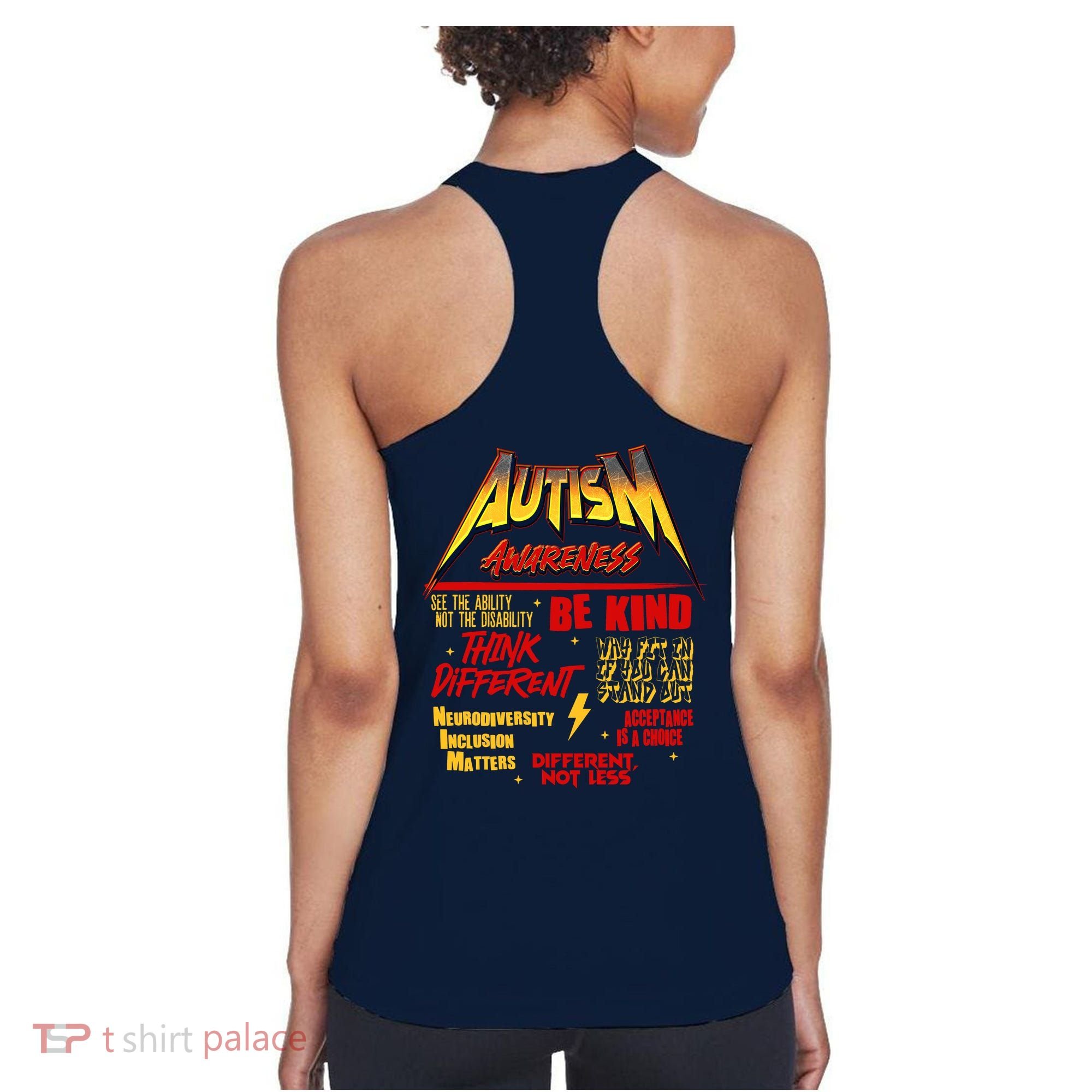 Autism World Tour Front And Back Women's Tank Top