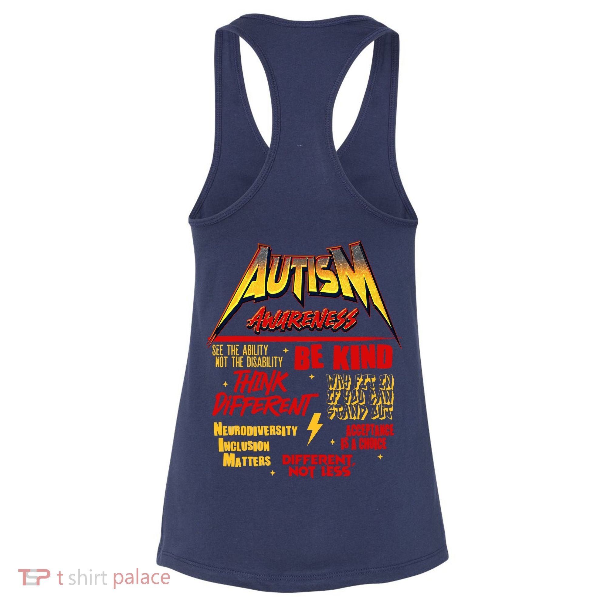 Autism World Tour Front And Back Women's Tank Top