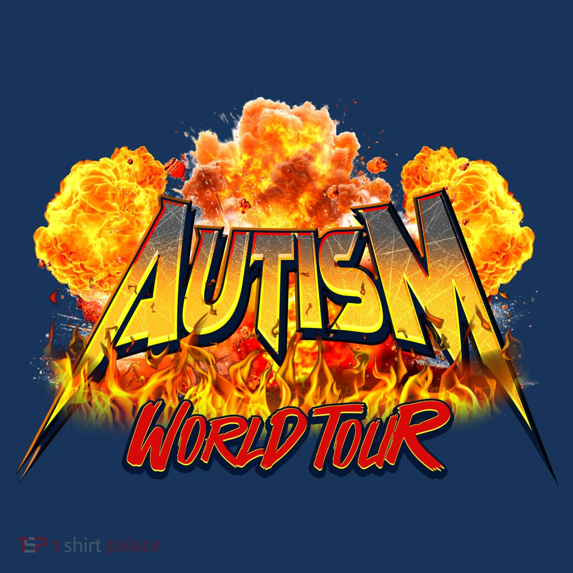 Autism World Tour Front And Back Tank Top