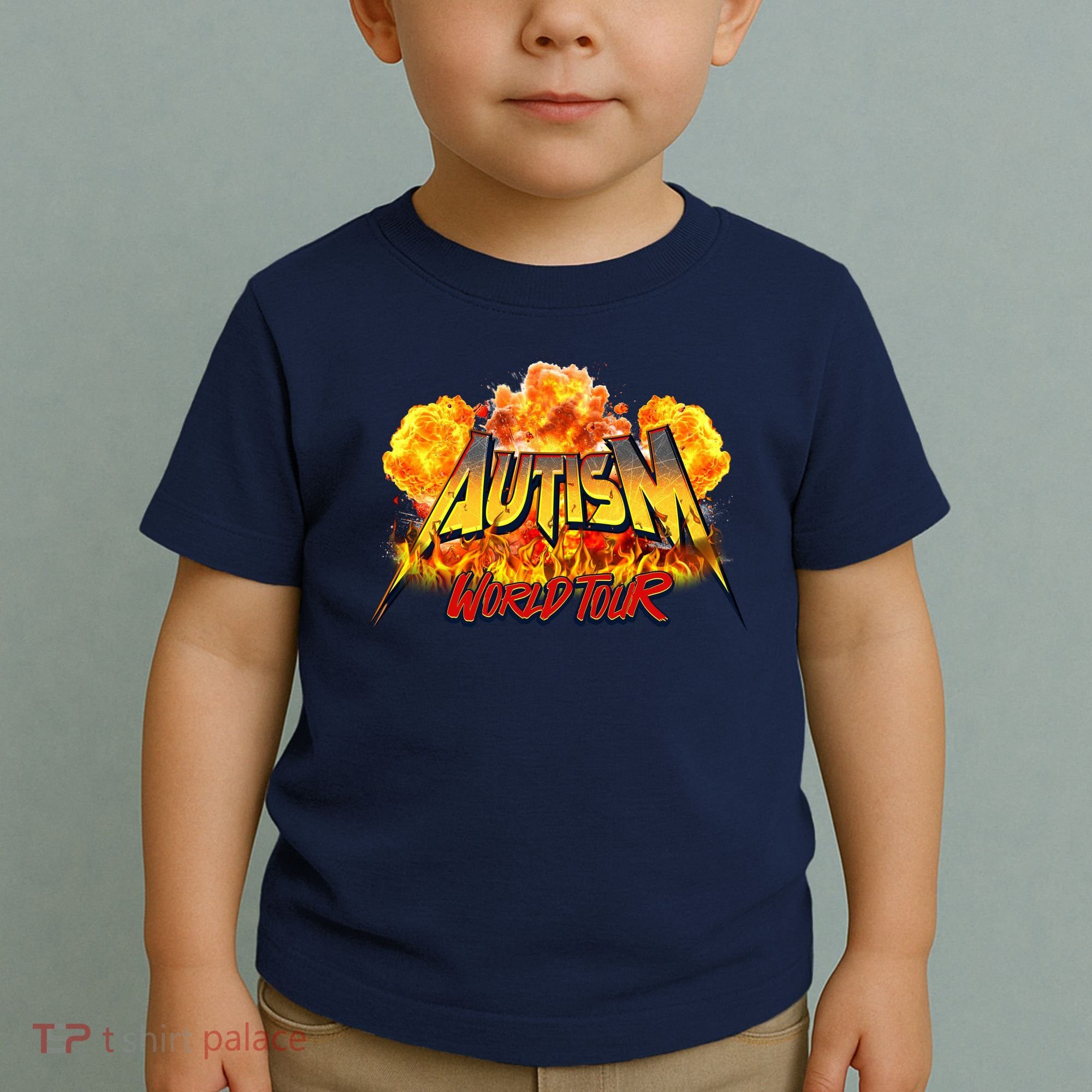 Autism World Tour Front And Back Toddler T-Shirt