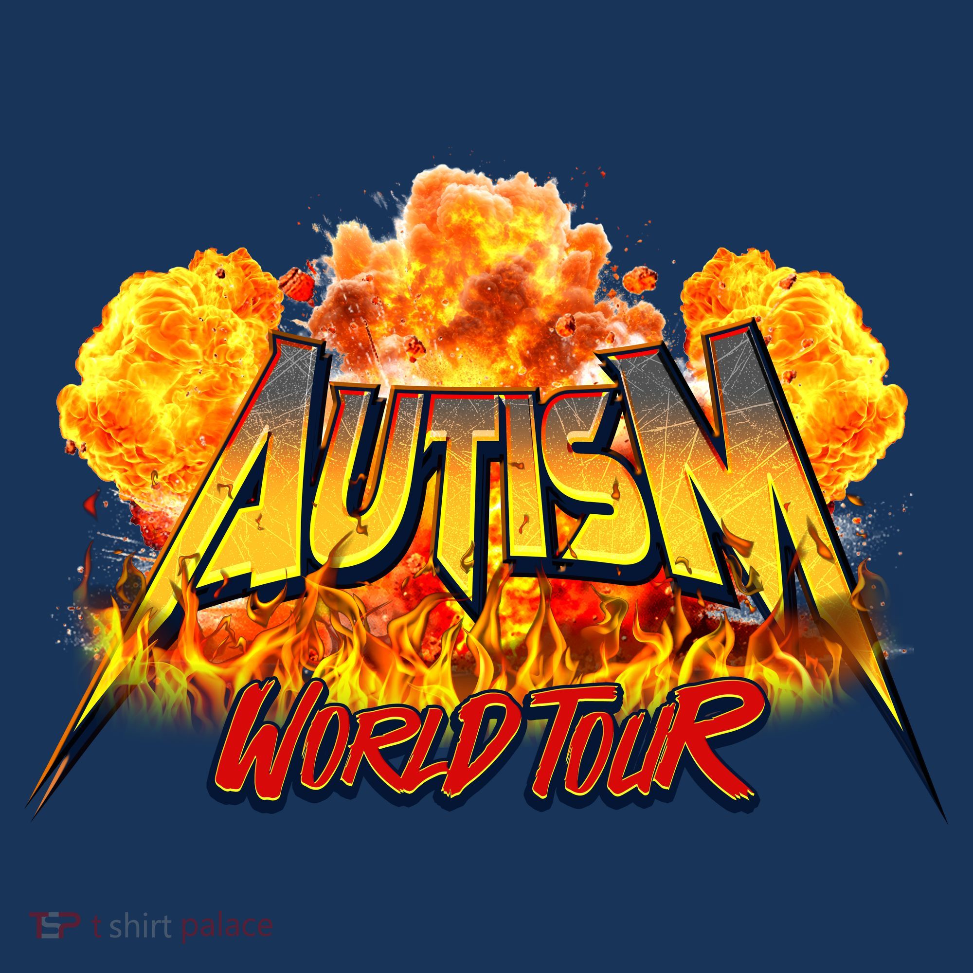 Autism World Tour Front And Back Women's Long Sleeve Shirt