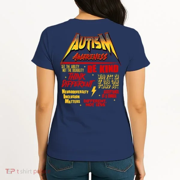 Autism World Tour Front And Back Women's T-Shirt