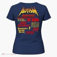 Autism World Tour Front And Back Women's T-Shirt thumb 5