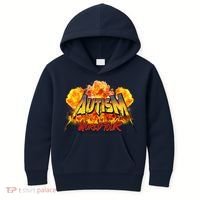Autism World Tour Front And Back Kids Hoodie thumb 0