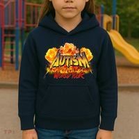 Autism World Tour Front And Back Kids Hoodie thumb 3
