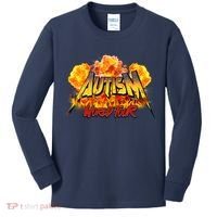 Autism World Tour Front And Back Kids Long Sleeve Shirt thumb 0