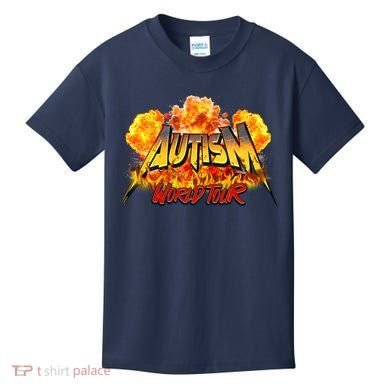 Autism World Tour Front And Back Kids T-Shirt