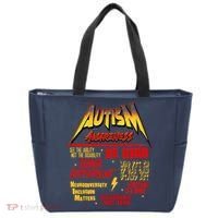 Autism World Tour Front And Back Tote Bag thumb 1