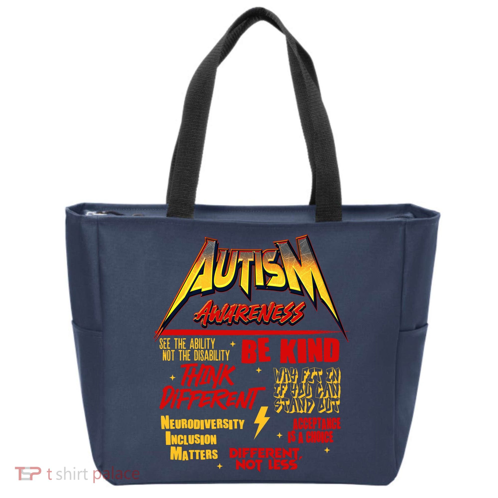 Autism World Tour Front And Back Tote Bag