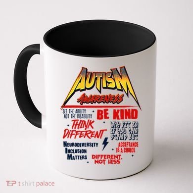 Autism World Tour Concert Be Kind Think Different Coffee Mug