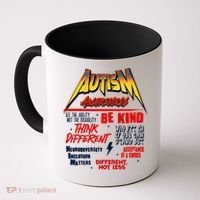 Autism World Tour Concert Be Kind Think Different Coffee Mug thumb 0