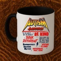 Autism World Tour Concert Be Kind Think Different Coffee Mug thumb 2